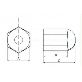 шестигранный колпачек